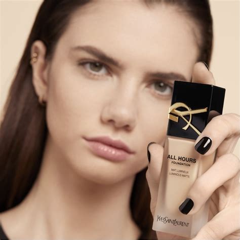 ysl all hours foundation的用法|YSL matte foundation.